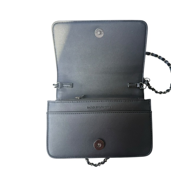 Badgley Mischka Animal Print Crossbody Bag Vegan Leather - Picture 6 of 7